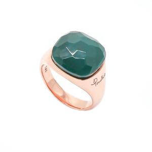오팔하우스 14k 볼드한 그린오닉스 반지 OPGDR0059