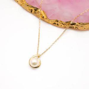 오팔하우스 14k 물방울 진주 목걸이 OPKYN0094