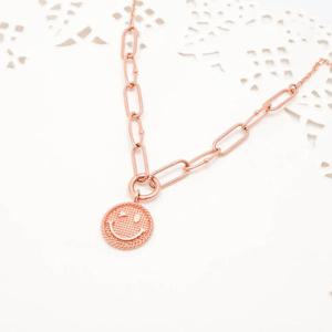 오팔하우스 14k 윙크하는 스마일 목걸이 OPDLN3866