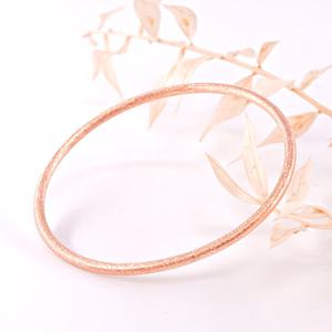 오팔하우스 14k 샌딩 뱅글 팔찌 3mm OPGDB1517