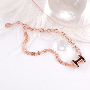 오팔하우스 14k 럭셔리 양면 H이니셜 팔찌 OPGDB1352-1