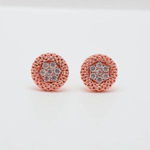 오팔하우스 14k 럭셔리 꽃 큐빅 귀걸이 OPGE636