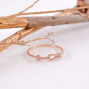 오팔하우스 14k 로프 꽈배기 반지 OPGDR2315