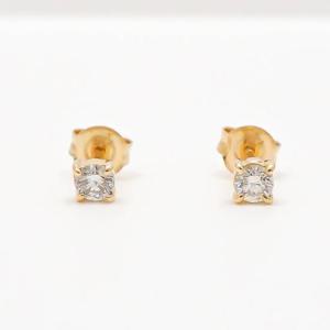 오팔하우스 14k 1부 랩 다이아몬드 귀걸이 OPDE001