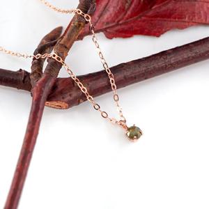 오팔하우스 14k 그린 다이아몬드 목걸이 OPPKN129