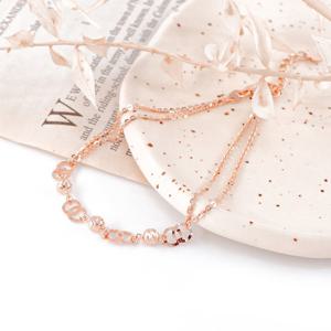 오팔하우스 14k 컷팅볼 이태리체인 팔찌 OPPEB5604