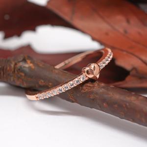 오팔하우스 14k 미니 하트 큐빅 반지 OPDJR5351