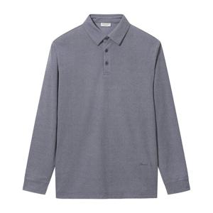 [프랑코페라로] 라피나타 카라 긴팔 티셔츠 다크블루 (OM0FTTY30145)