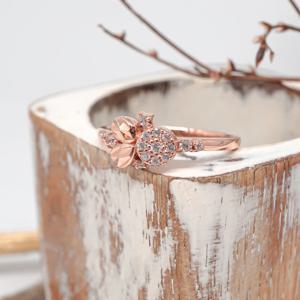 오팔하우스 14k 꿀벌 큐빅 반지 OPGDR3254