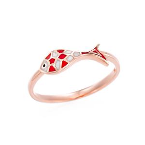 오팔하우스 14k 에폭 물고기 반지 OPGDR0025-3