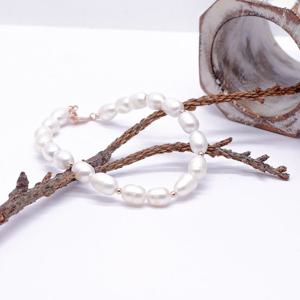 오팔하우스 14k 담수 진주 볼 팔찌 OPPB0655