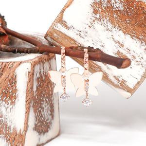 오팔하우스 14k 나비 원터치 귀걸이 OPNIE3823-1