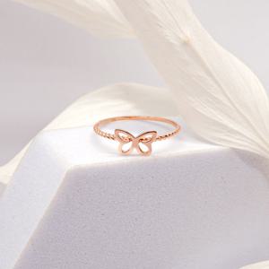 오팔하우스 14k 민자 나비 반지 OPDJR5539