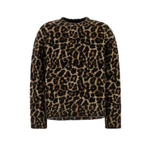 ANINE BING Embroidered stretch alpaca blend Sydney oversize sweater A0911327 MTL59