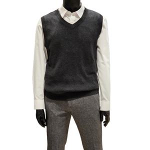 [바쏘]FW  차콜  데일리  케시미어 혼방  V넥 니트조끼BSZ3WV02C