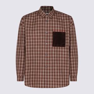 마르니 체스트 포켓 버튼 플래드 셔츠 CUMU0061S7 UTWA35CHM29