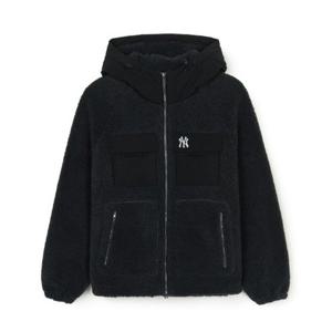 MLB후드집업 GQC 3AFDB0146-50CGS 우븐 믹스 후리스 후드 집업 뉴욕양키스