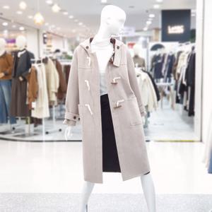 [ab.f.z]후드 핸드메이드 울 더플 코트 FSPNZ4C01K