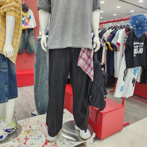 [더블제이디](공용) 셀비지데님 와이드팬츠 JGZZ80831 GN