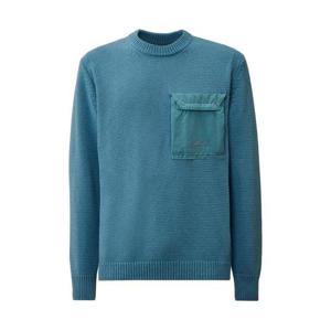 25 FW CP컴퍼니 로고 자수 플랩 포켓 스웨트셔츠 19CMKN244A110149M815 TP443731287