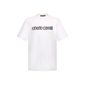 25 FW 로베르토 카발리 로고 티셔츠 TRT61BJD060 TP443660562