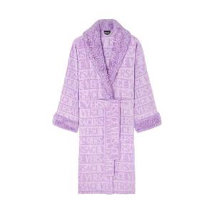 25 FW 베르사체 로고 자카드 플리스 트리밍 가운 ZACJ000081A16027 TP443871144