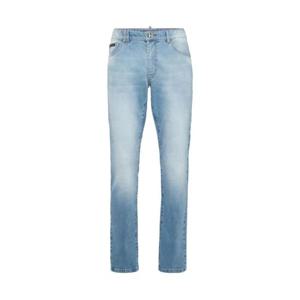 25 FW 필립플레인 로고 프린트 스트레이트 컷 진 AAECMDT4239PDE004N TP443865026