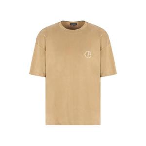 25 FW 조르지오아르마니 로고 자수 티셔츠 GM001246TE13613 TP444044737