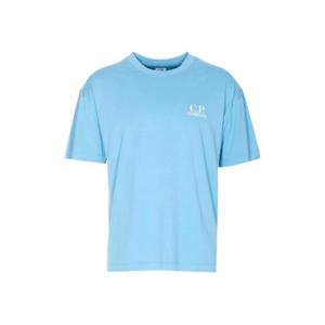 25 FW CP컴퍼니 로고 프린트 라운드 넥 티셔츠 19CMTS103A005100W815 TP443988712