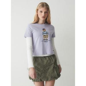 [후아유]Steve Photo Crop T-Shirt WHRPE3724F