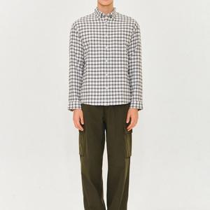 [체이스컬트]남성 플란넬 버튼 다운 체크 셔츠EFRK5423C0A_JJ