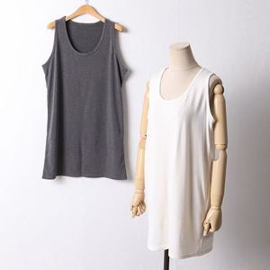 빅사이즈 소프트데일리기모나시 DWW4046 무지 롱