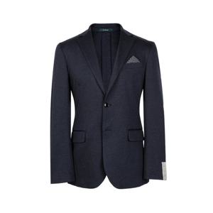 [ZEN]네이비 코튼 캐주얼 간절기 저지 재킷  ZEEC10220NV