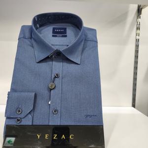 [예작]예작 YJJEFBS159 코튼폴리  도비패턴  스판 슬림핏  긴팔