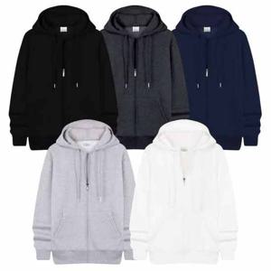 후드 남녀공용 기모 빅사이즈 집업