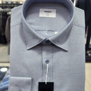 [레노마셔츠]원톤 미니스타 체크 일반핏 RPFSG1402_DG