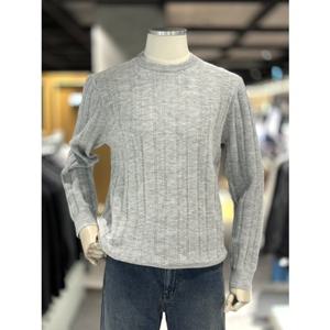 지오지아 25FW 3컬러 기계세탁전용 세로조직 긴팔 스웨터 ADF4ER1103