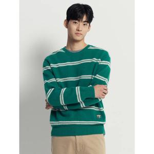 [빈폴멘] 푸즈예티 스트라이프 니트  그린 (BC5X51C61M)