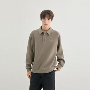 [게스(진)]남성 카라 맨투맨(MP3K5401)