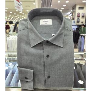 [레노마셔츠]울 혼방 기모 솔리드 일반핏 긴소매RNWSG1050GE_GN