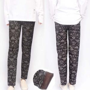 여성용 기모바지 융털바지 여자겨울바지 폴리네시안