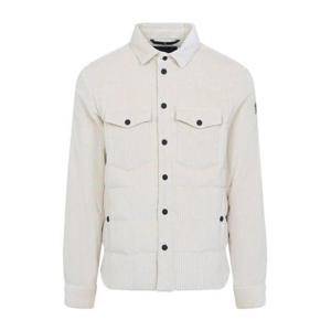 25 FW 몽클레어 그레노블 Gelt 젤트 버튼업 셔츠 자켓 화이트 K20971G0001054AL0