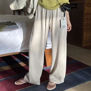 샵앤) 여성 허리밴딩 사이드포켓 통 와이드 팬츠 21DS-WPT-4998-베이지