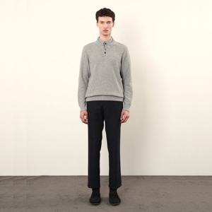 [인디안][광복점]중년 남성 솔리드 이중에리 니트 MIEBP4W920103GL