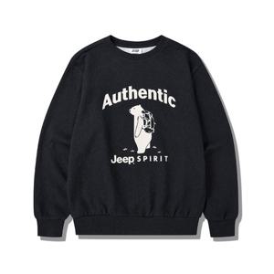 지프 곰프린트 맨투맨티셔츠 JP3TSU893CG