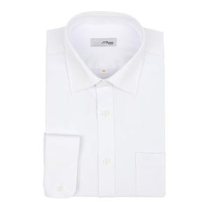 [듀퐁]25년 FW 신상 일반핏 스트레치 솔리드 긴팔셔츠 -SE5FM11LS161SWH(화이트)