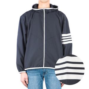 [톰브라운] 23SS (MJT366A F0197 415) 남성 사선완장 후드 자켓