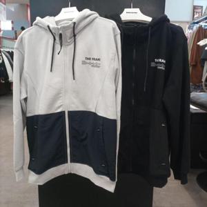 인터크루 HC03 화섬 믹스 후드 집업 IT21DH11A