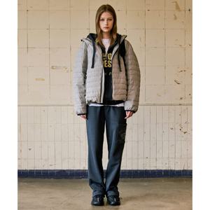 [지프] 공용 후드 경량 오리털 슬림 다운 자켓 점퍼 JQ4JPU421