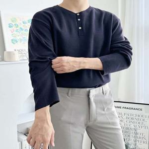 1013M 2L-CHE 니트 남성헨리넥기본데일리